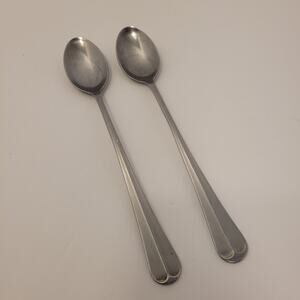 Present 1776 Stainless Center Ridge Satin Iced Tea Spoon Set Of 2 Korea
